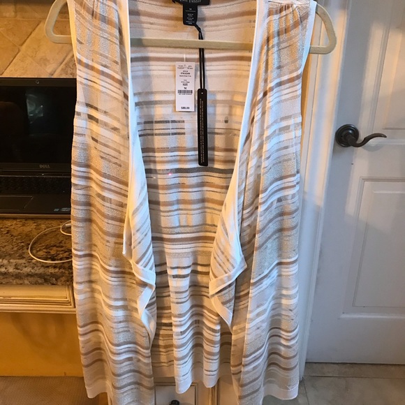 White House Black Market Other - Long WHBM Vest NEW with a little sparkle!